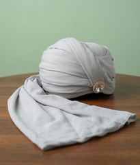 Light Grey Stone Turban