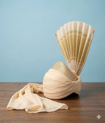 Beige and Gold Dust Classic Kulla