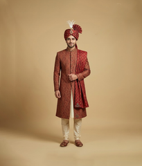 Red Gold Feather Kulla