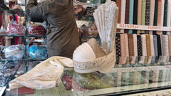 Cream Gold Dust Traditional Kulla