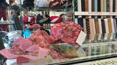 Salmon Shahi Floral Turban