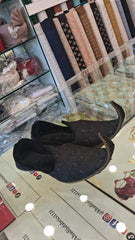 Black Classic Sequin Khussa