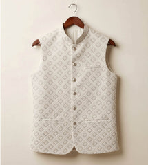 Ivory Square fancy waistcoat