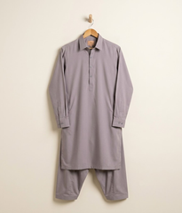 Egyptian cotton with self design Stitched