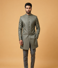 Ash Grey Jamawar Dulha House