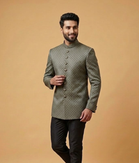 Ash Grey Jamawar Dulha House