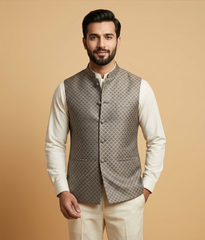 Ash Grey Jamawar Dulha House