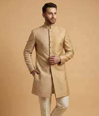 Beige Dotted Self Dulha House