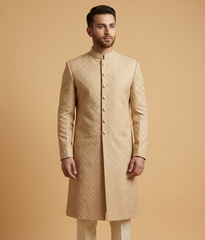 Beige Dotted Self Dulha House