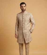 Beige Jamawar Vine Dulha House