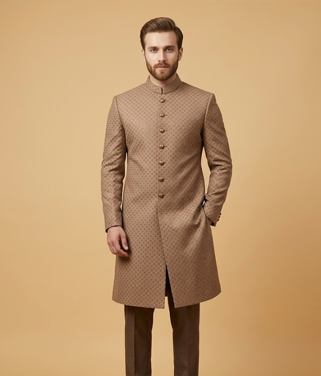 Beige Katdana Silk Dulha House