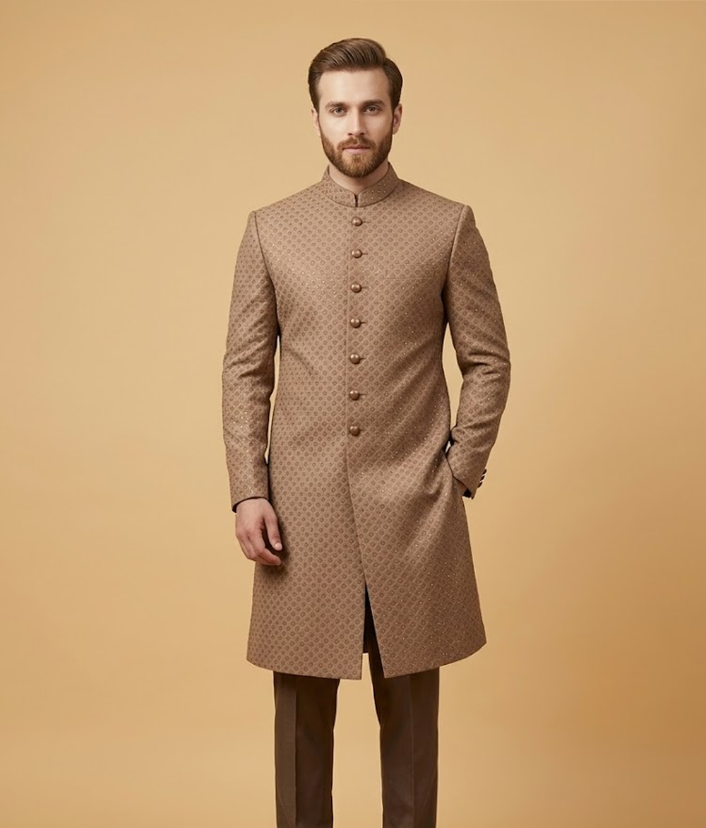 Beige Katdana Silk Dulha House