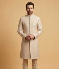 Beige Khadi Texture Dulha House