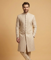 Beige Khadi Texture Dulha House