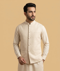 Beige Khadi Texture Dulha House
