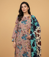 Beige Palachi 2 Piece Shirt and Dupatta