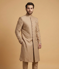 Beige Subtle Crepe Dulha House