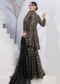 Black Gota Work Gharara