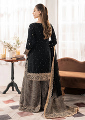 Black Zari Work Gharara