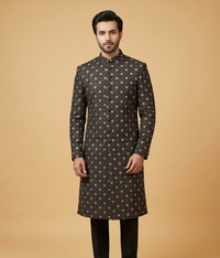 Black Sequin Floret Dulha House