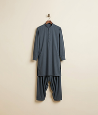 Black and Blue Special wash and wear Stitched