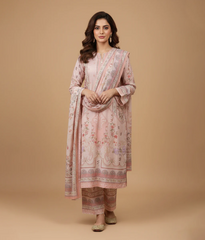 Blush Floral Garden Lawn 3 piece