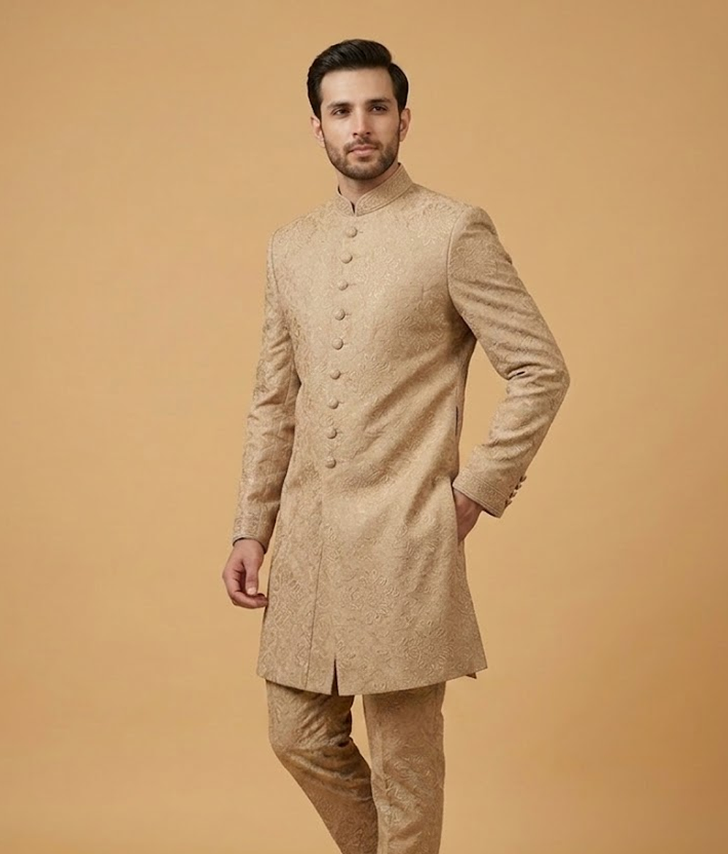 Bronze Filigree Satin Dulha House