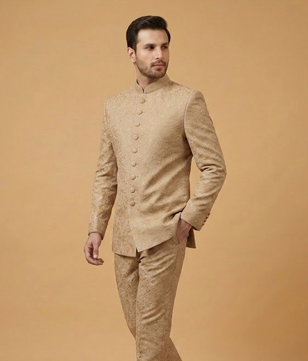 Bronze Filigree Satin Dulha House