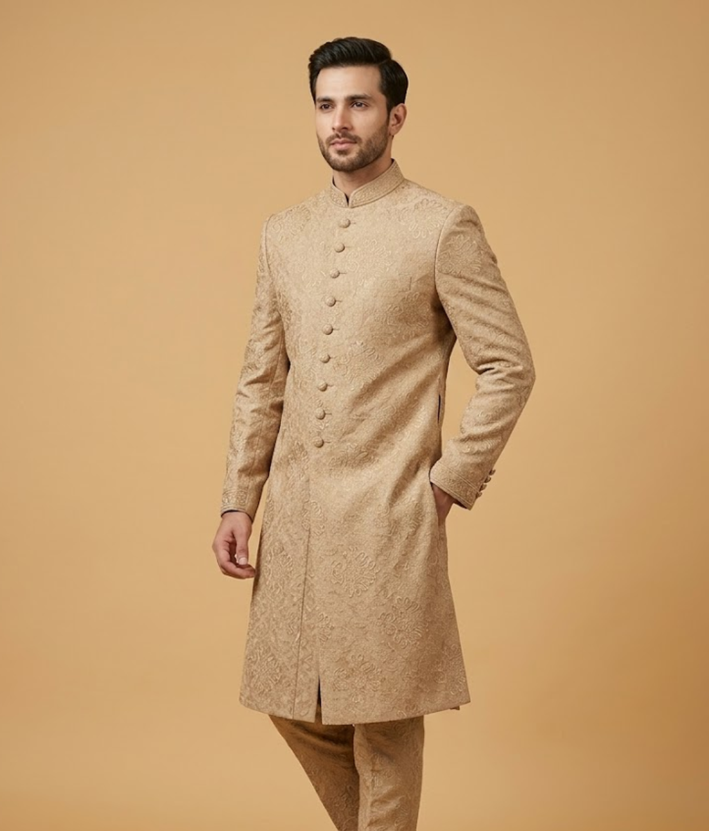 Bronze Filigree Satin Dulha House