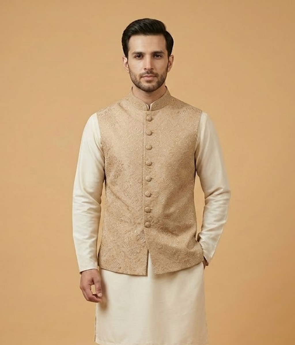 Bronze Filigree Satin Dulha House