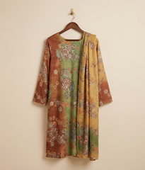 Butter Yellow Palachi 2 Piece Shirt and Dupatta