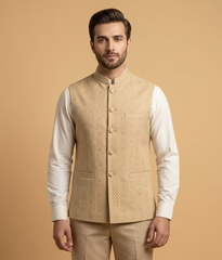 Camel Geometric Jamawar Dulha House