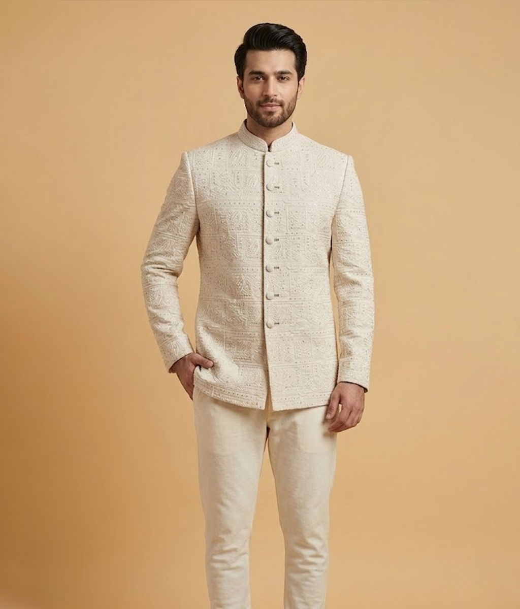 Camel Khadi Texture Dulha House