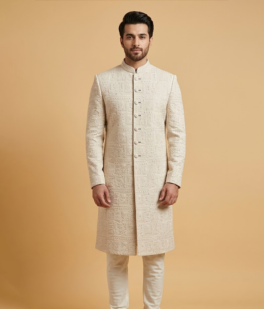Camel Khadi Texture Dulha House