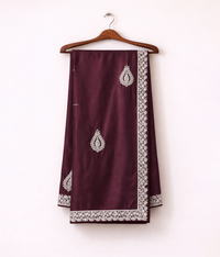 Chambray silk handmade