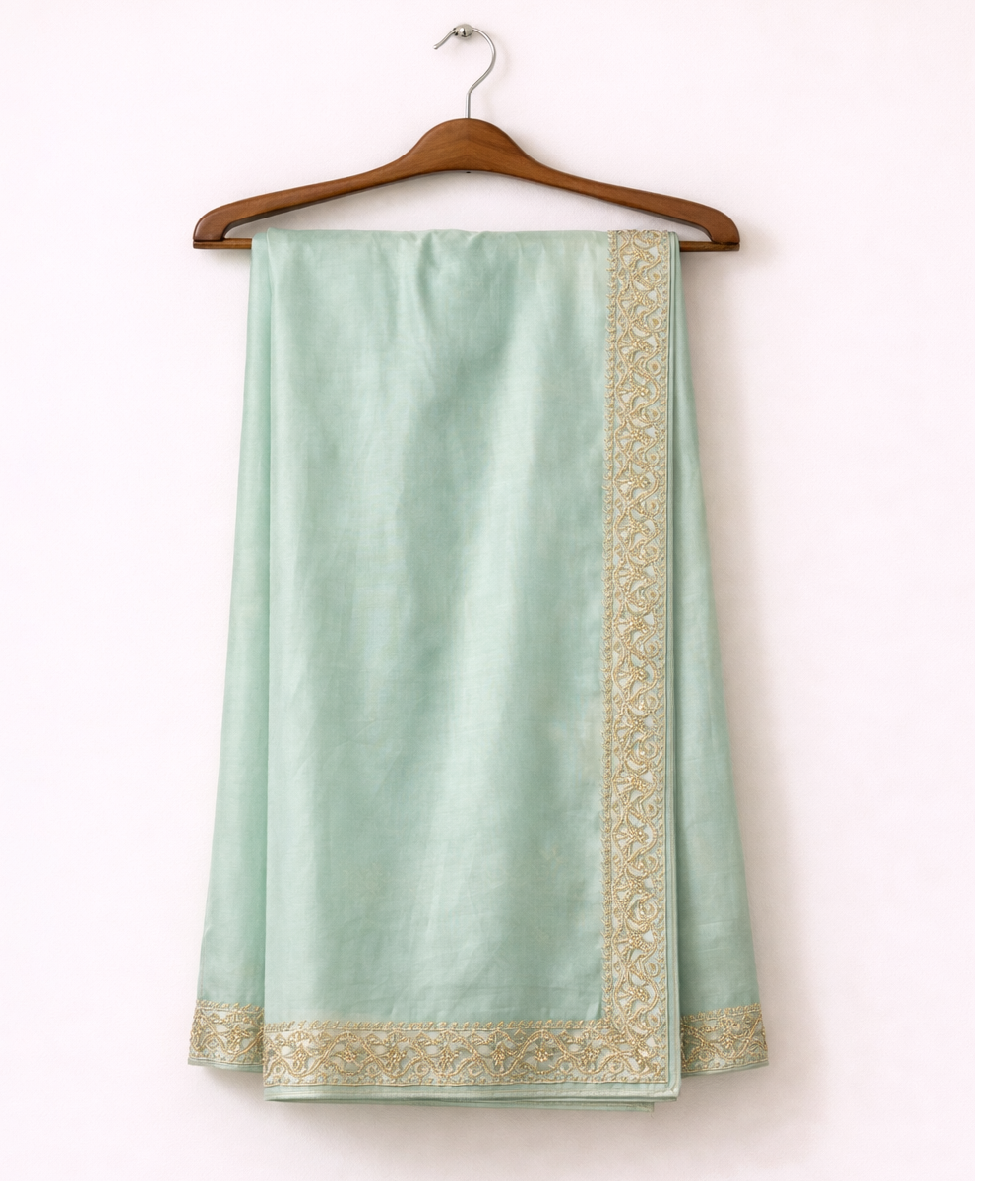 Chambray silk handmade