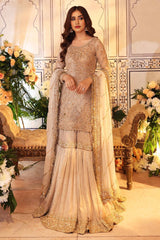 Champagne Gold Bridal Gharara