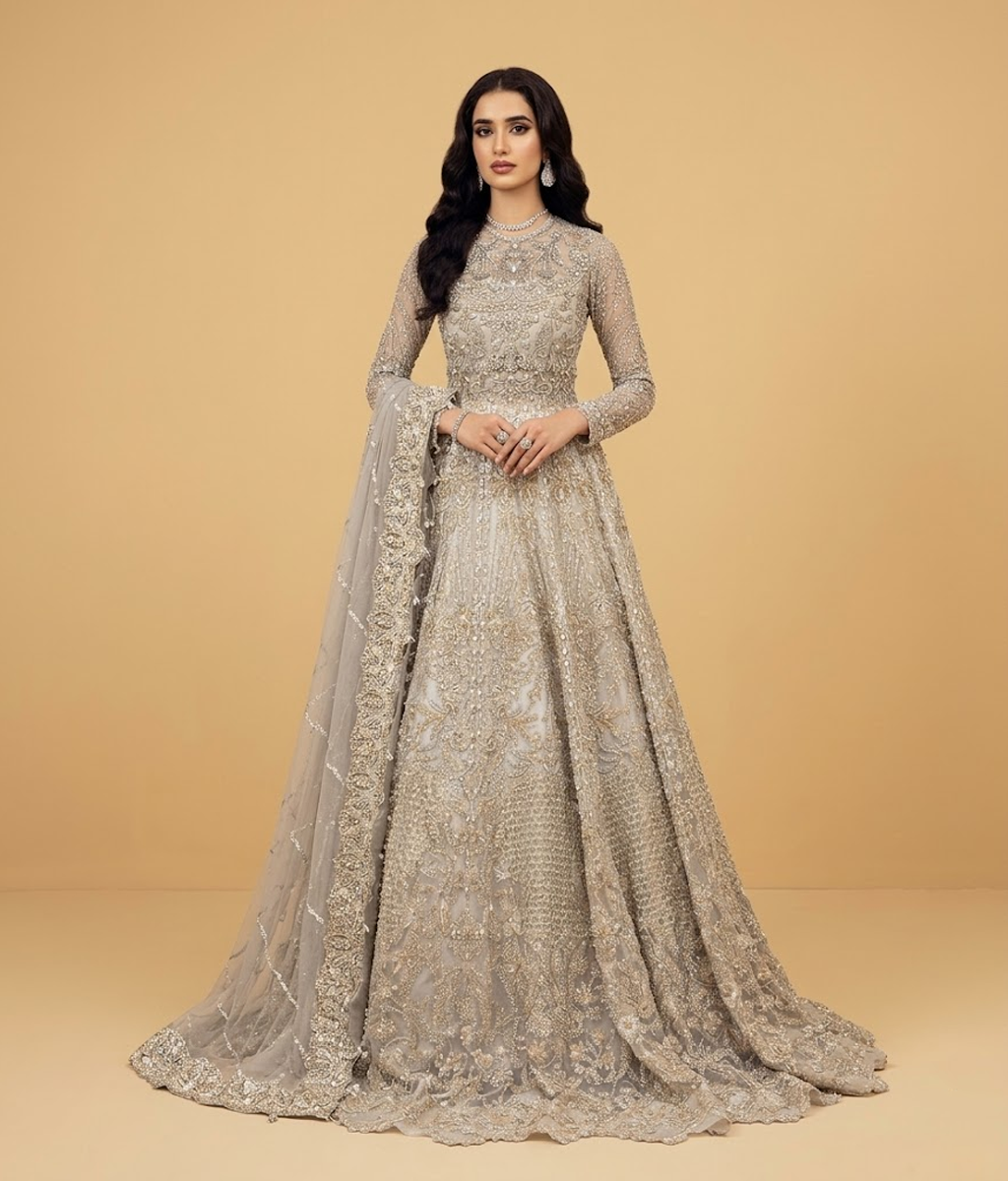 Champagne Gilded Bridal Maxi