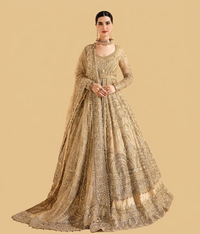 Champagne Gold Mukesh Maxi