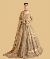 Champagne Gold Mukesh Maxi