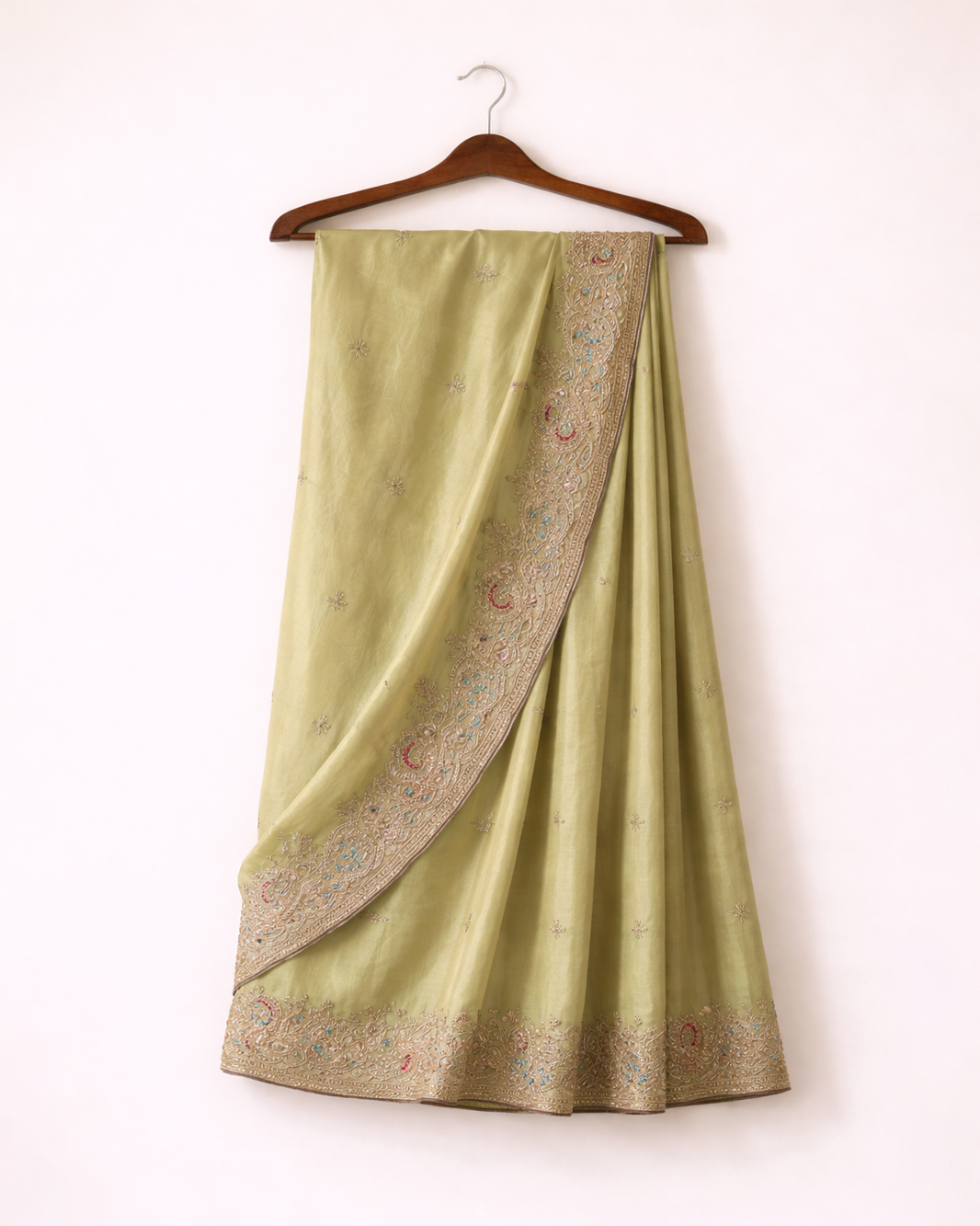 Contrast Saree