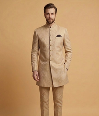 Cream Floral Brocade Dulha House