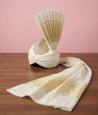 Cream Gold Traditional Kulla