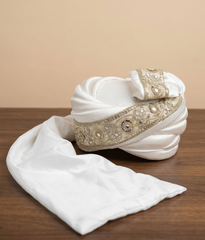 Cream Gold Pattern Kulla