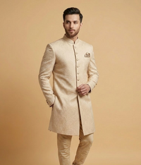Cream Paisley Damask Dulha House