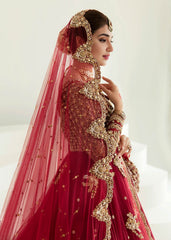 Crimson Zardozi Bridal Lehenga