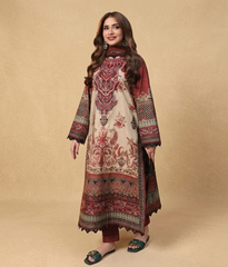 Crimson Mughal Print Kurta
