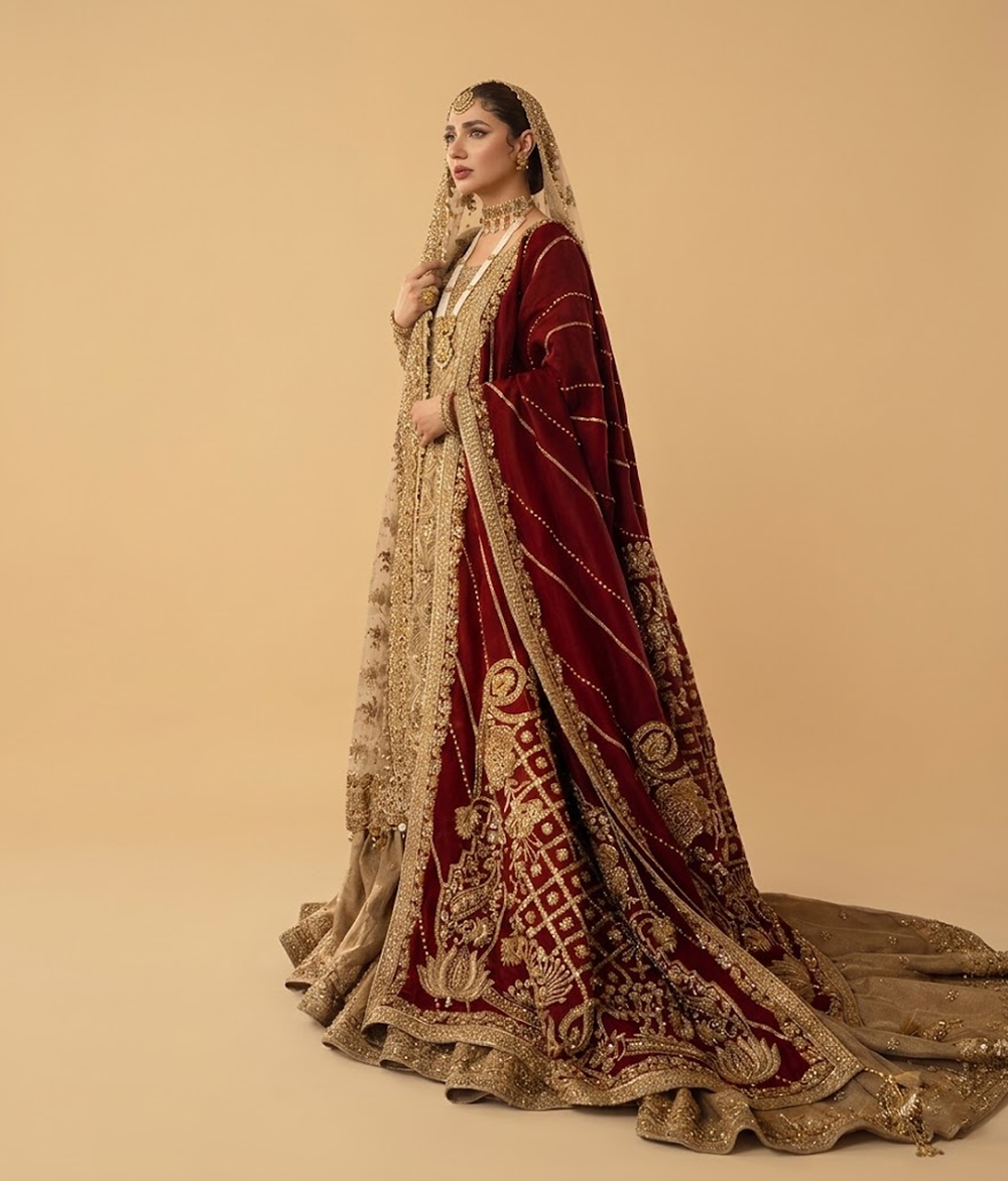 Crimson Royal Zardozi Lehenga