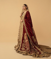 Crimson Royal Zardozi Lehenga