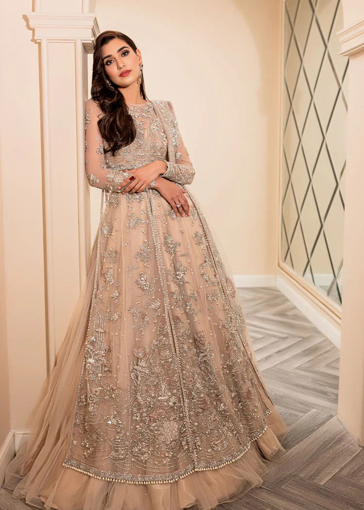 Dusty Rose Zardozi Bridal Lehenga